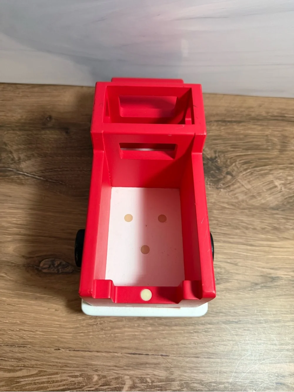 Wood Fire Truck Toy Magnetic